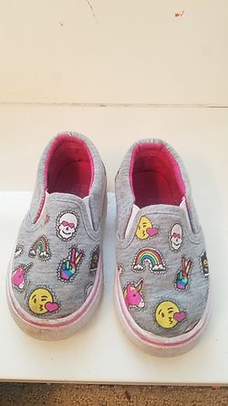 Slip on girl shoes toddler size 7.