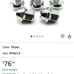 Wheel Nuts Edge M14x1.5 Key 21mm Hex 45mm Tall