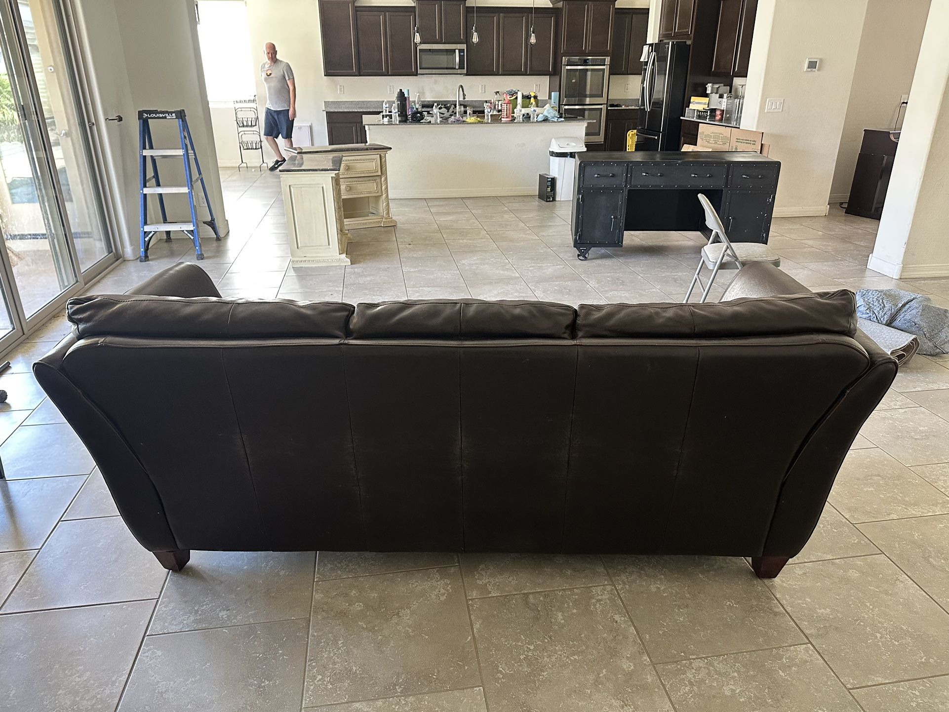 Comfortable Leather Couch