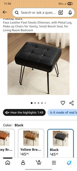 Stool ottoman obo