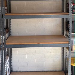 3 Metal Storage Shelving Units-64th St & Bell