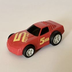1989 Hasbro 5 FASTLANE Record Breakers Corvette Friction Burger King Toy 
