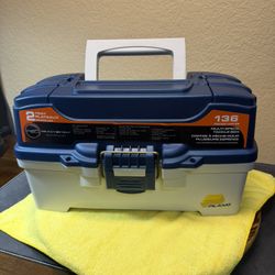 PLANO South Bend Ready 2 Fish 136-piece 2-tray tackle box