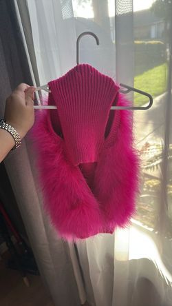 Dog feather sweater medium