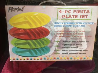 4 piece plate set