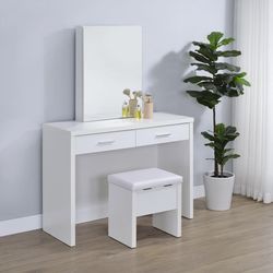 Vanity set White finish, new Especial price
