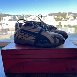 ASAP Rocky Inhale Leopard Sneaker In Toasted Almond And Puma Black 