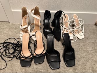 High heel shoes