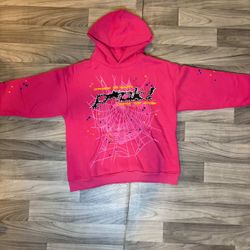 Pink Sp5der Hoodie  