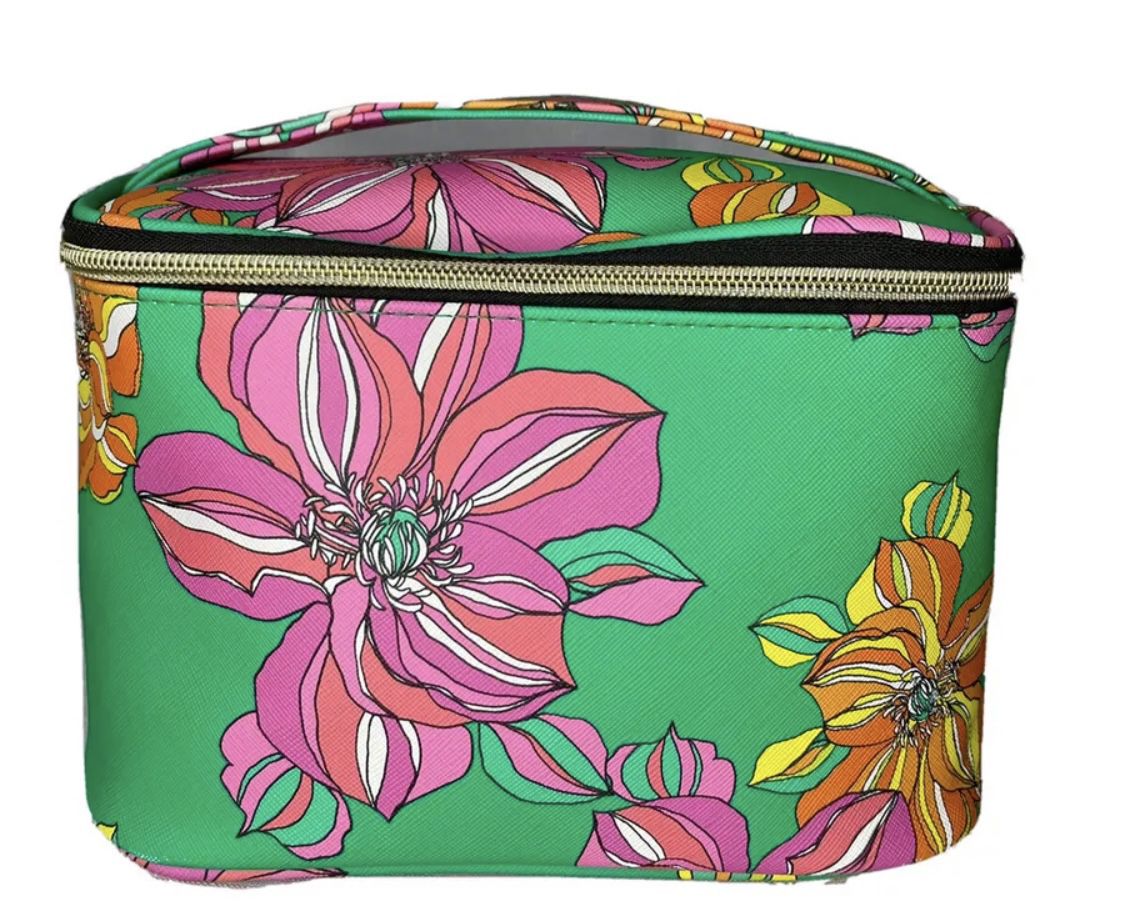 TRINA TURK Makeup Bag Cosmetic Travel Case for Sale in