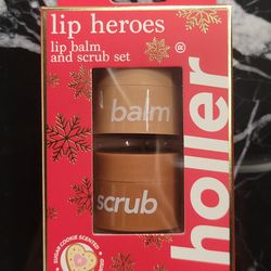 Holler & Glow Lip balm & Scrub