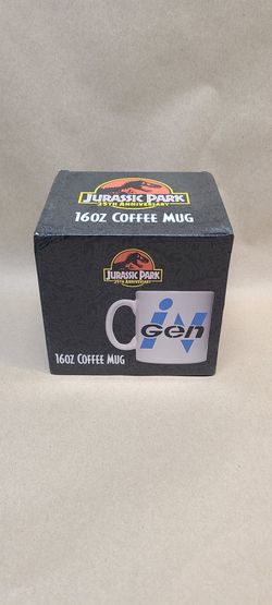 New Jurassic Park 25th Anniversary Ingen 16oz Coffee Mug