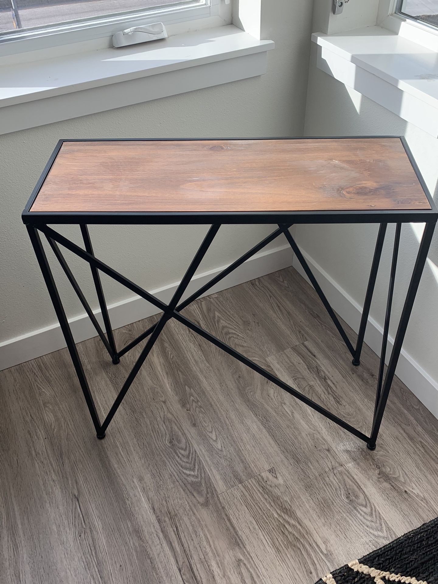 Wood & Metal Small Table