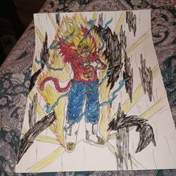 Daima Goku Ssj4 And Daima Vegeta Ssj3 Fusion Bc