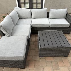 Patio Couch and Table