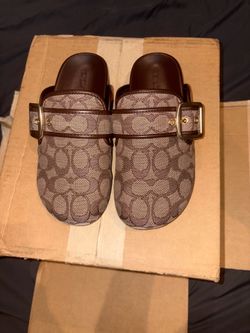 Archival Buckle Clog In Signature Jacquard
