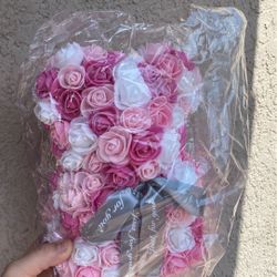 Valentines Rose teddy bear