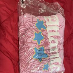 Sp5der Atlanta Hoodie Pink ( Size- Medium)