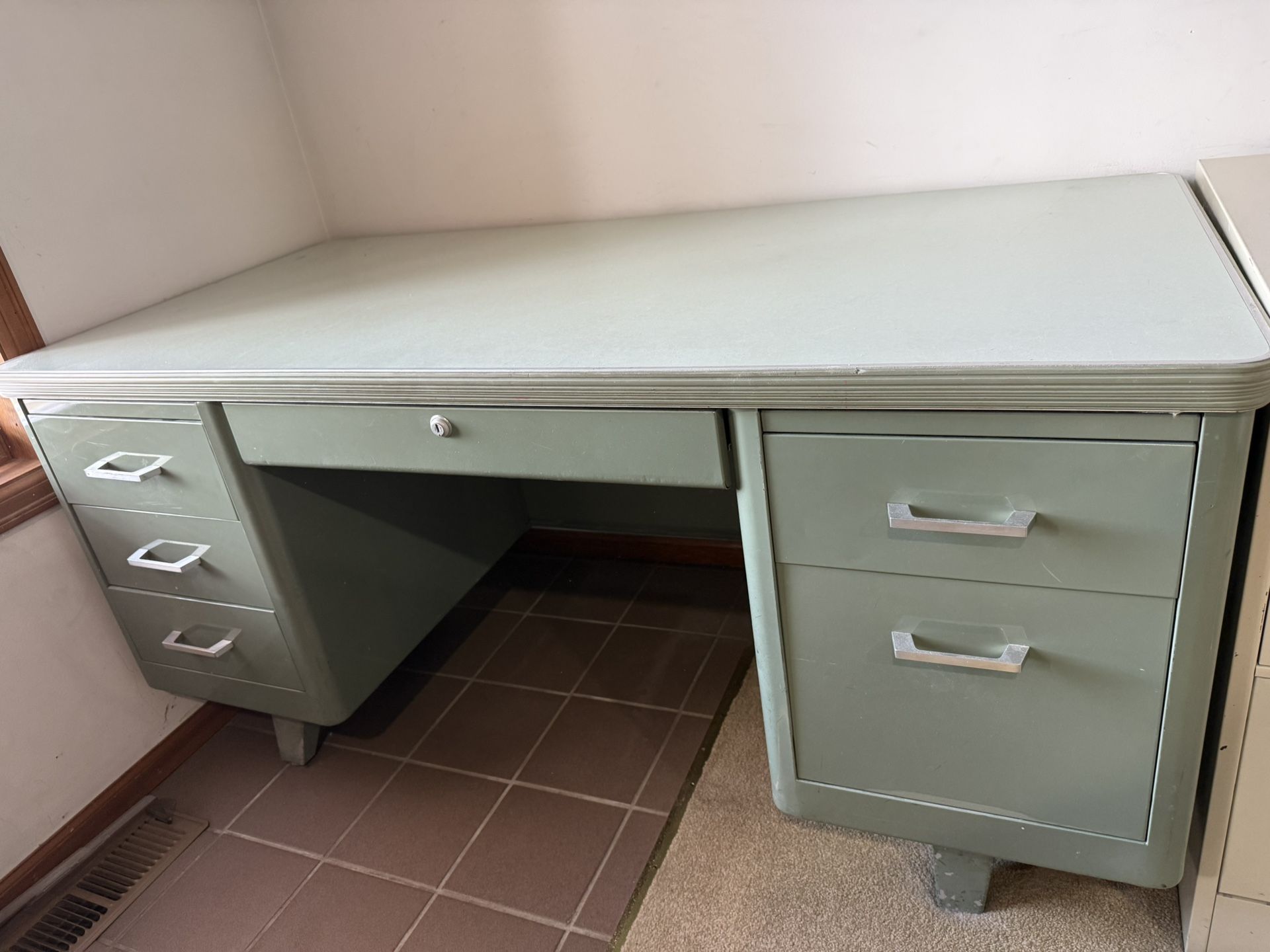 Desk - Vintage Metal