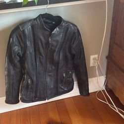  Woman’s Harley  leather Coat