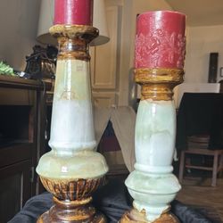 Decorative Glass Candle Holders 