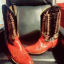 Python Snake Skin Boots
