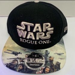 Star Wars Rogue One Hat Cap New Era 9Fifty Snapback Black OSFA New