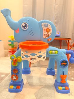 Musical basketball elephant