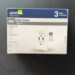 3 Pack USB Outlets 