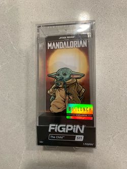 The Child Baby Yoda Grogu FiGPiN *LOCKED MINT* BoxLunch Exclusive The Mandalorian Star Wars 511 Pin Mando