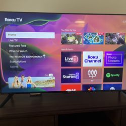 50” Roku HDR T.V.