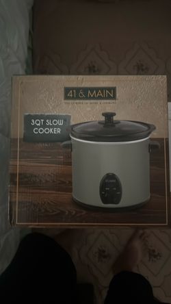 41 & Main 3Qt Slow Cooker