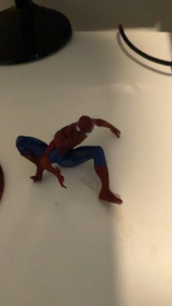 Spider man Action figures On Red Base
