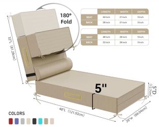 Lounge cushion with pillow