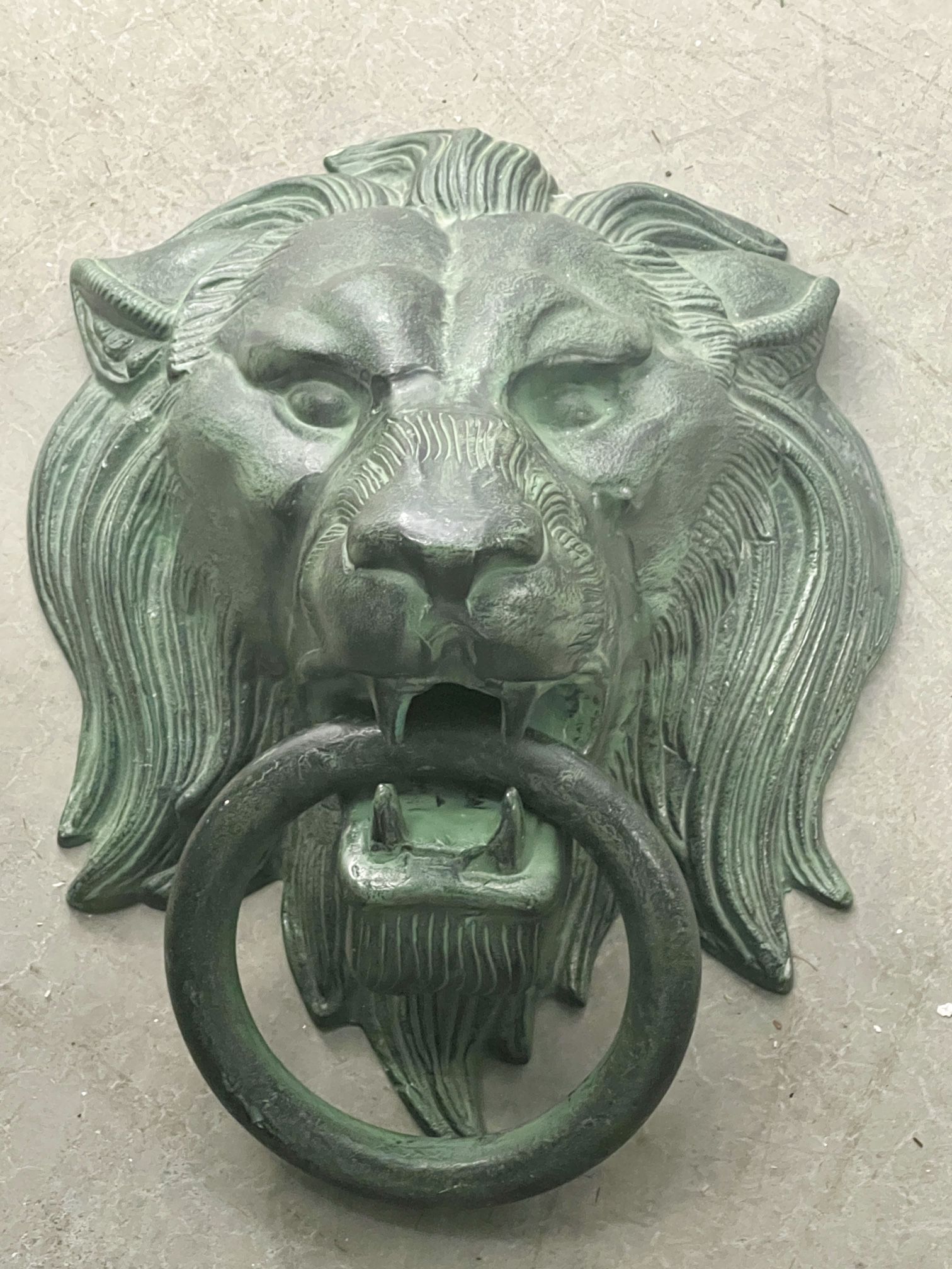 Oversized Lion Door Knocker 