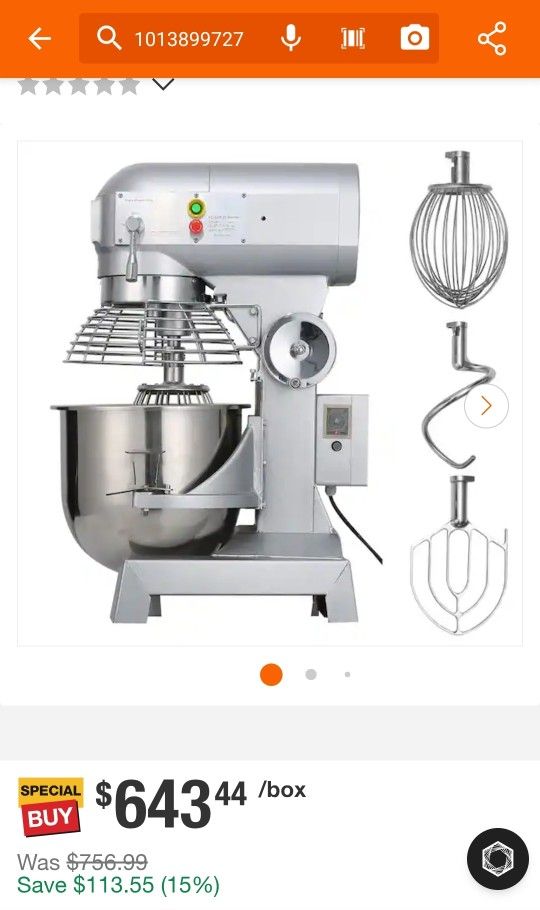 20 Qt Mixer