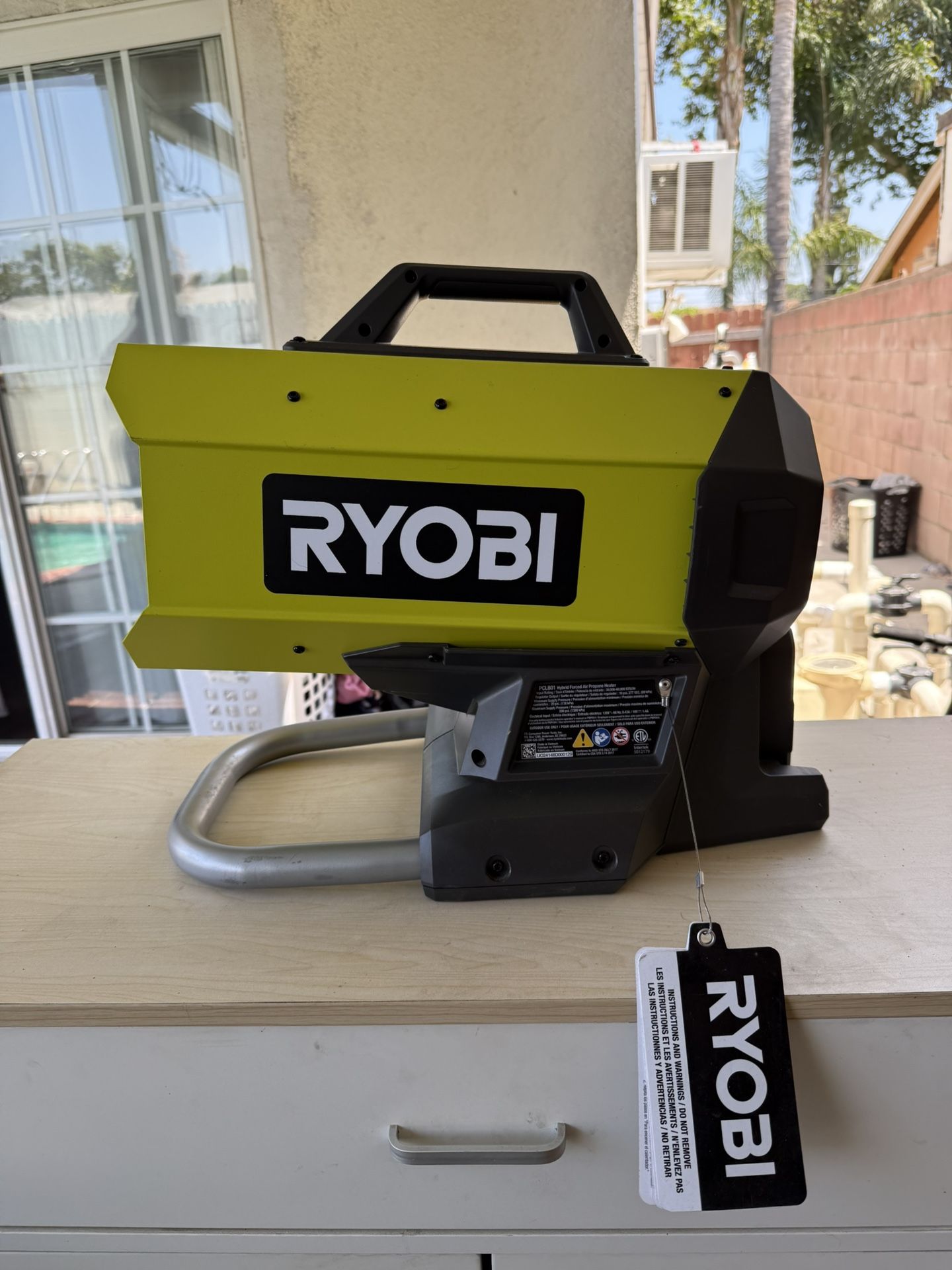 Ryobi 18 V Propane Heater Missing Propane Hose. I’m Selling As This Works Excellent To Only.