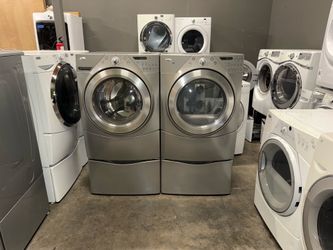WHIRLPOOL XL CAPACITY WASHER DRYER ELECTRIC SET FREE DELIVERY