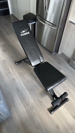FLYBIRD Weight Bench Adjustable Strength Training Bench - Fast Folding