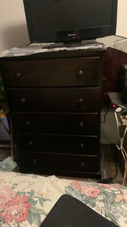 Cherry wood Five dresser drawer