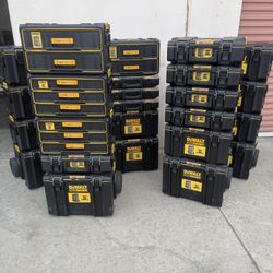 New DEWALT TOUGHSYSTEM 2.0 Modular Tool Box Different Sizes