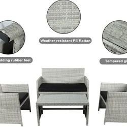 Patio Furniture 4pcs Set 