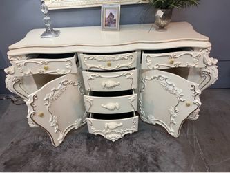 Dresser Mirror and Nightstand $800