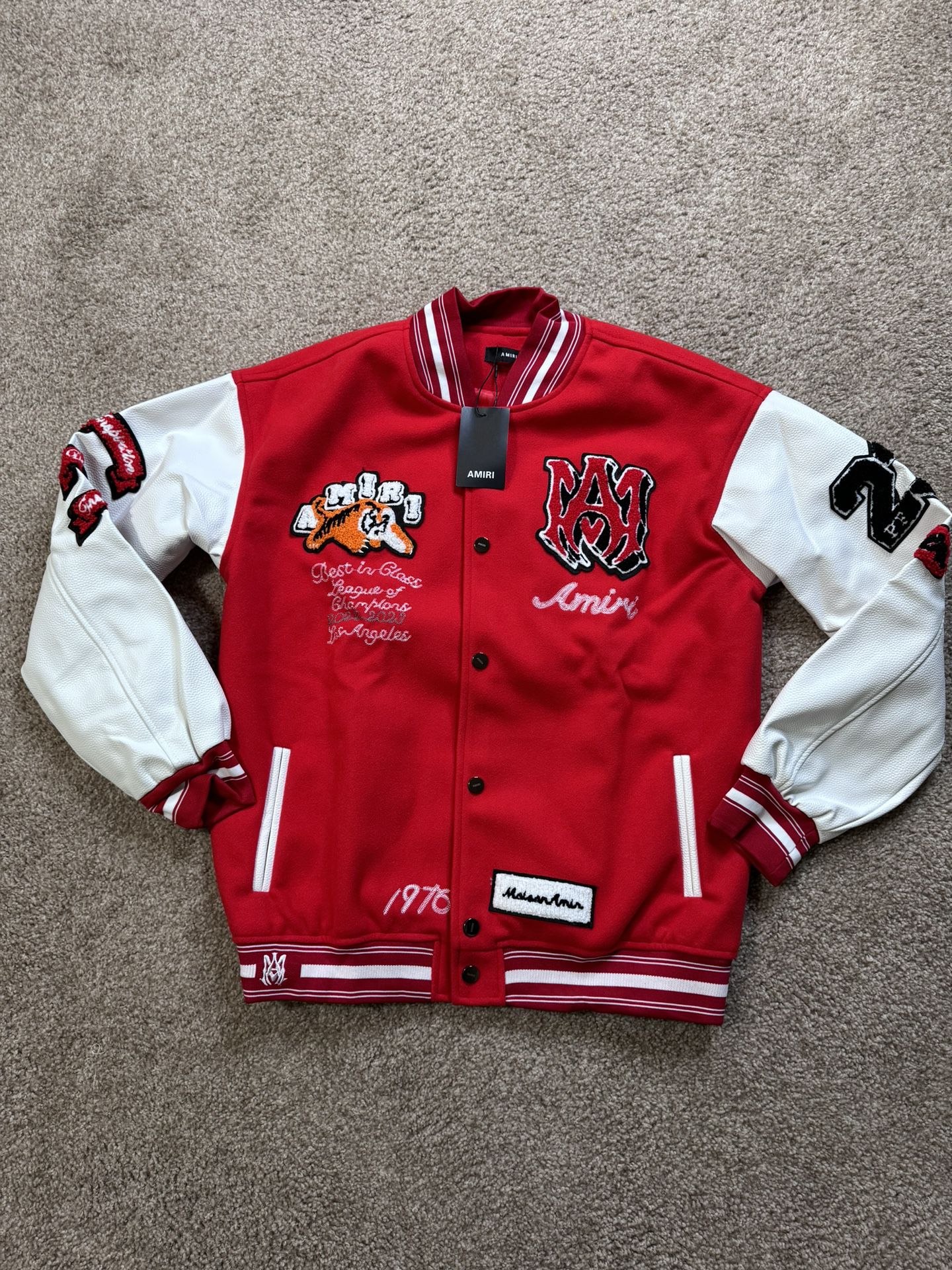 Amiri Letterman’s Coat Varsity Jacket 