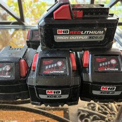 Milwaukee Baterías M18 Xc6.0