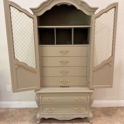 Vintage Solid Wood Armoire