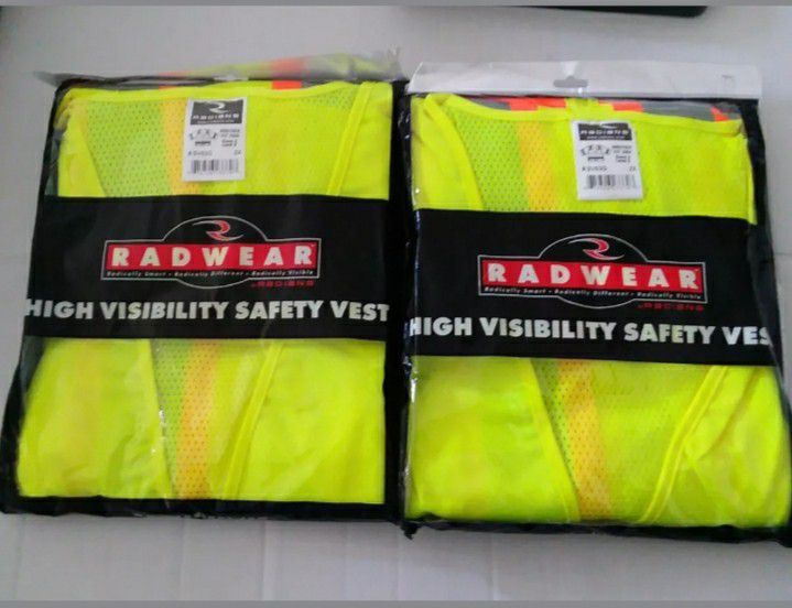 2 Radwear Class 3 Reflective Two-Tone Safety Vest