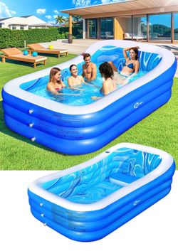 Brand New Inflatable Pool with Backrest & Seats
