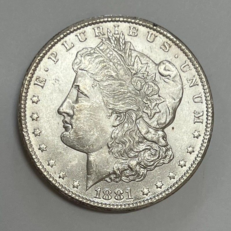 1881-CC Carson City Mint Morgan Silver Dollar Brilliant Uncirculated Condition
