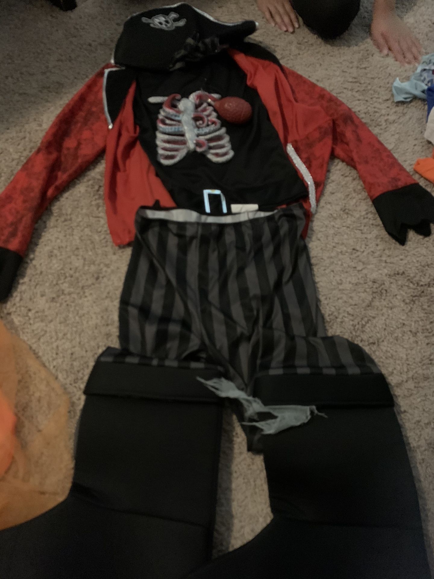 Pirate kids costume large